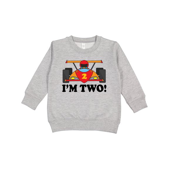 Inktastic Race Car 2nd Birthday Boys Racing Toddler Sweatshirt