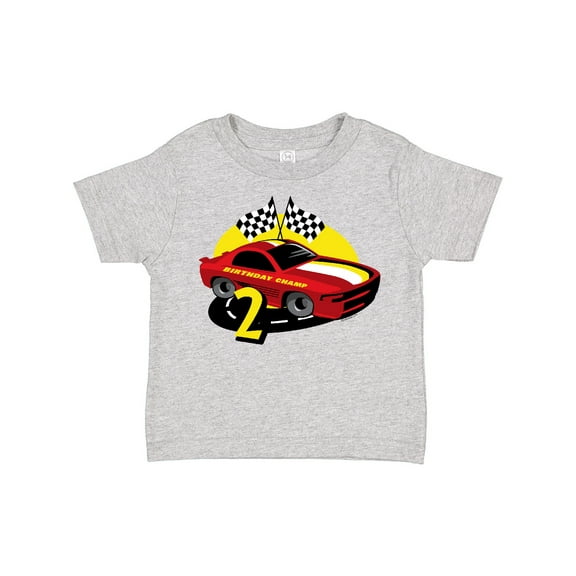 Inktastic Race Car 2nd Birthday Boys Toddler T-Shirt