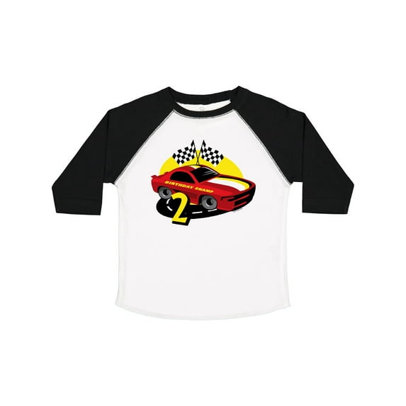 Inktastic Race Car 2nd Birthday Boys Toddler T-Shirt