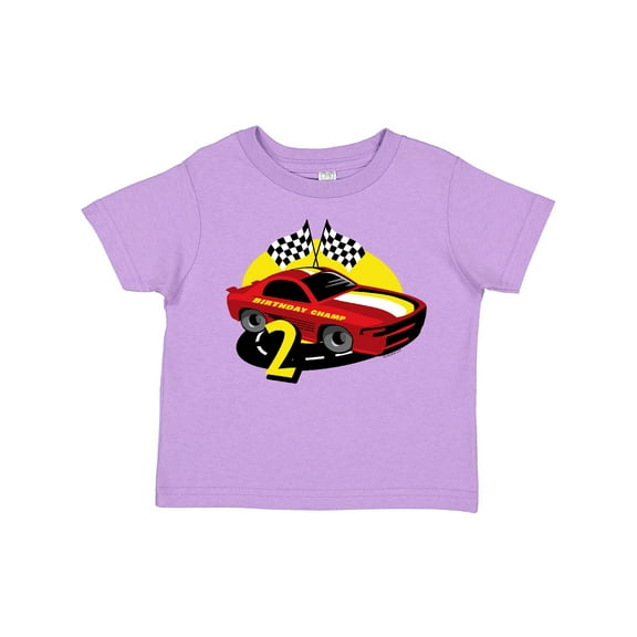 Inktastic Race Car 2nd Birthday Boys Toddler T-Shirt