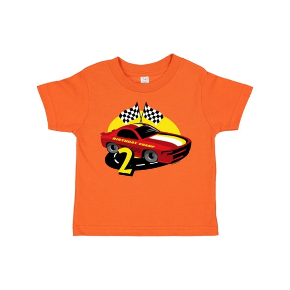 Inktastic Race Car 2nd Birthday Boys Toddler T-Shirt