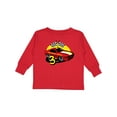 thumbnail image 1 of Inktastic Race Car 3rd Birthday Boys Long Sleeve Toddler T-Shirt, 1 of 5