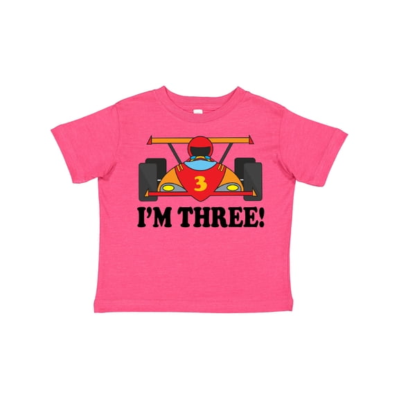 Inktastic Race Car 3rd Birthday Boys Toddler T-Shirt