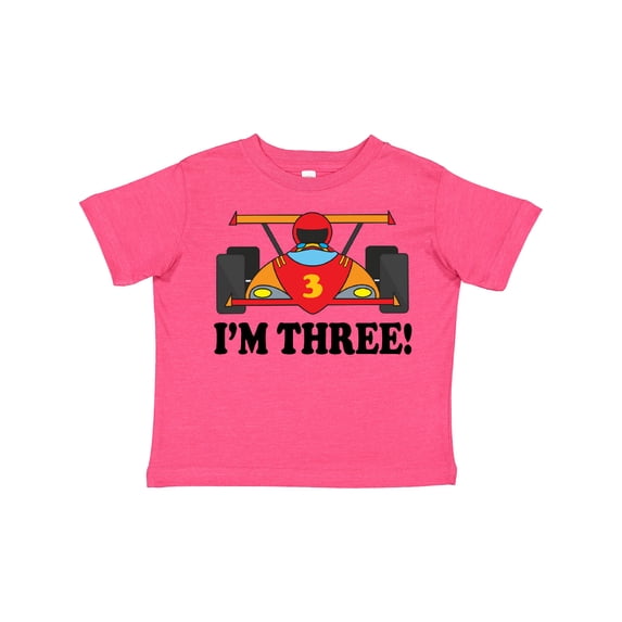 Inktastic Race Car 3rd Birthday Boys Toddler T-Shirt