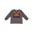 thumbnail image 1 of Inktastic Race Car 4th Birthday Boys Long Sleeve Toddler T-Shirt, 1 of 5