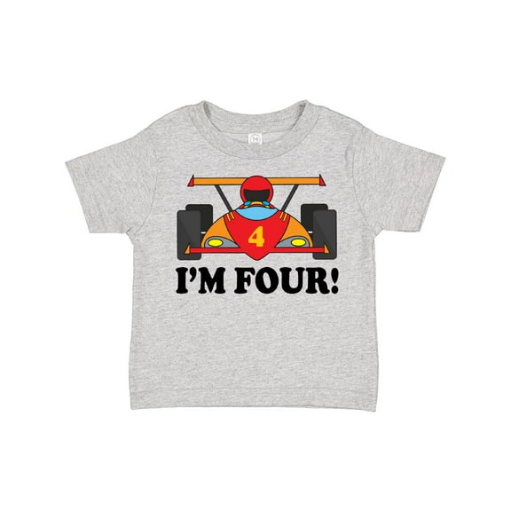 Inktastic Race Car 4th Birthday Boys Toddler T-Shirt