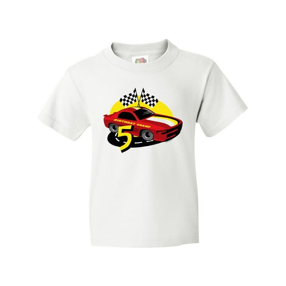 Inktastic Race Car 5th Birthday Youth T-Shirt