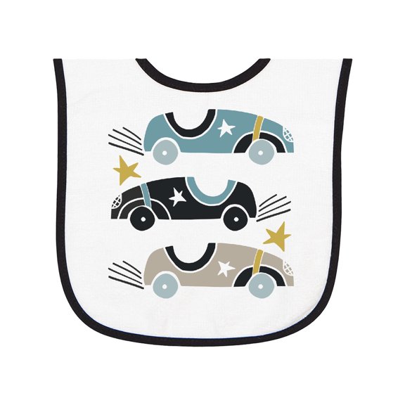 Inktastic Race Car Baby Boy Clothes Baby Terry Cloth Bib
