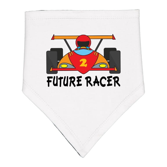 Inktastic Race Car Racing Baby Bandana Bib