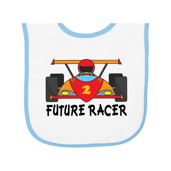 Inktastic Race Car Racing Baby Terry Cloth Bib