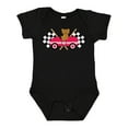 thumbnail image 1 of Inktastic Race Car Racing Bear Animal Boys or Girls Baby Bodysuit, 1 of 5