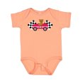 thumbnail image 1 of Inktastic Race Car Racing Bear Animal Boys or Girls Baby Bodysuit, 1 of 5