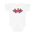 thumbnail image 1 of Inktastic Race Car Racing Bear Animal Boys or Girls Baby Bodysuit, 1 of 5