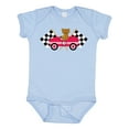 thumbnail image 1 of Inktastic Race Car Racing Bear Animal Boys or Girls Baby Bodysuit, 1 of 5
