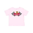 thumbnail image 1 of Inktastic Race Car Racing Bear Animal Boys or Girls Toddler T-Shirt, 1 of 5