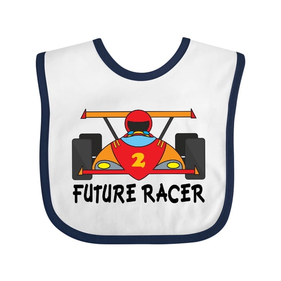 Inktastic Race Car Racing Boys Baby Bib