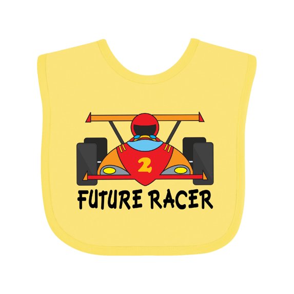 Inktastic Race Car Racing Boys Baby Bib