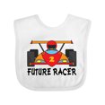 thumbnail image 1 of Inktastic Race Car Racing Boys Baby Bib, 1 of 4