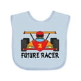thumbnail image 1 of Inktastic Race Car Racing Boys Baby Bib, 1 of 4