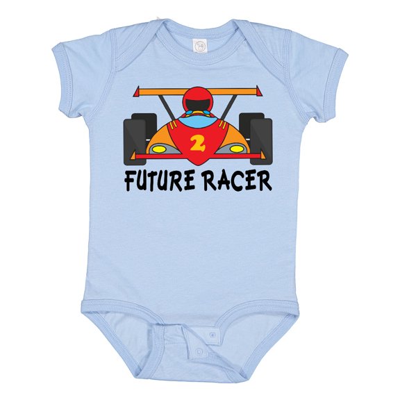 Inktastic Race Car Racing Boys Baby Bodysuit
