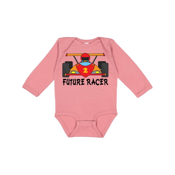 Inktastic Race Car Racing Boys Long Sleeve Baby Bodysuit