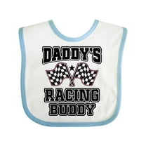 Inktastic Racing Buddy Girls Car Flags Girls Baby Bib