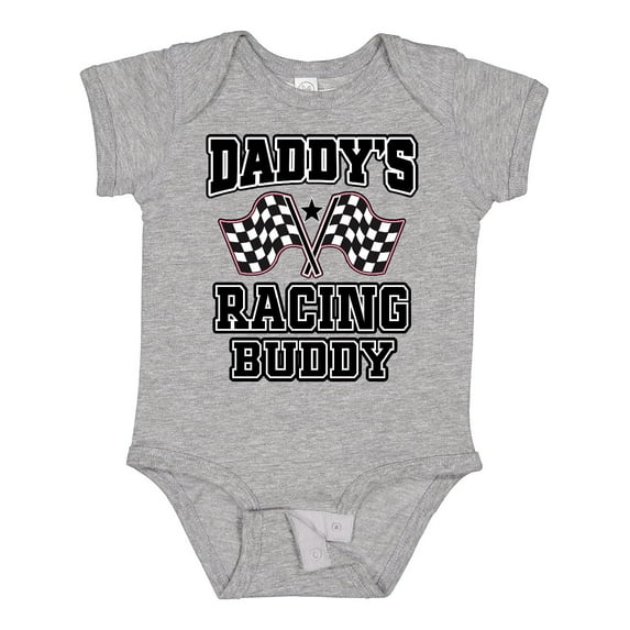 Inktastic Racing Buddy Girls Car Flags Girls Baby Bodysuit