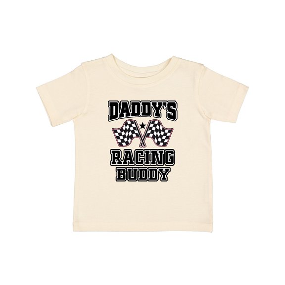 Inktastic Racing Buddy Girls Car Flags Girls Baby T-Shirt