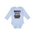 thumbnail image 1 of Inktastic Racing Buddy Girls Car Flags Girls Long Sleeve Baby Bodysuit, 1 of 5