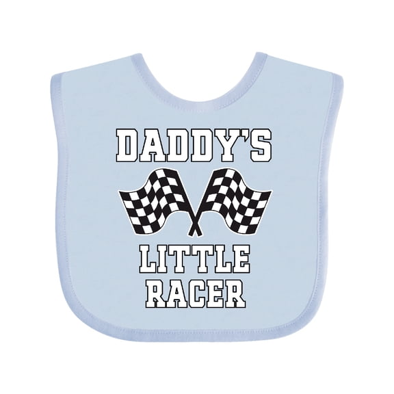 Inktastic Racing Daddy Little Racer Boys Baby Bib