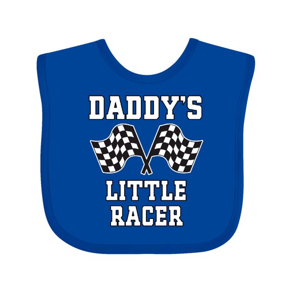 Inktastic Racing Daddy Little Racer Boys Baby Bib