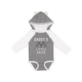 thumbnail image 1 of Inktastic Racing Daddy Little Racer Boys Long Sleeve Baby Bodysuit, 1 of 5