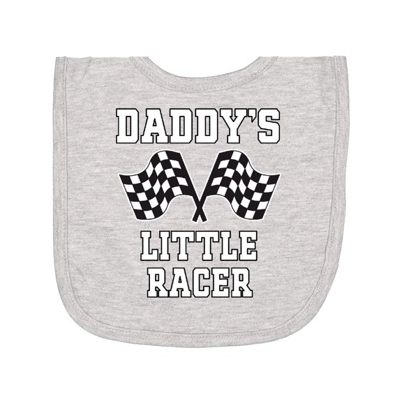 Inktastic Racing Daddy Little Racer Newborn Bib