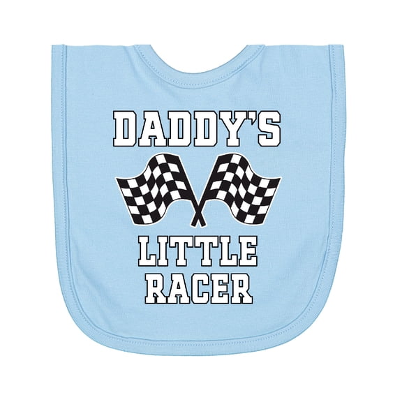 Inktastic Racing Daddy Little Racer Newborn Bib