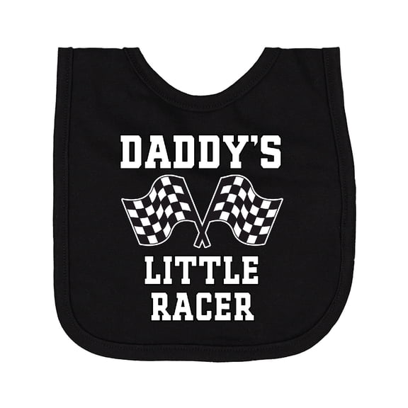 Inktastic Racing Daddy Little Racer Newborn Bib
