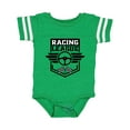 thumbnail image 1 of Inktastic Racing League with Race Car Wheel and Wings Boys or Girls Baby Bodysuit, 1 of 5