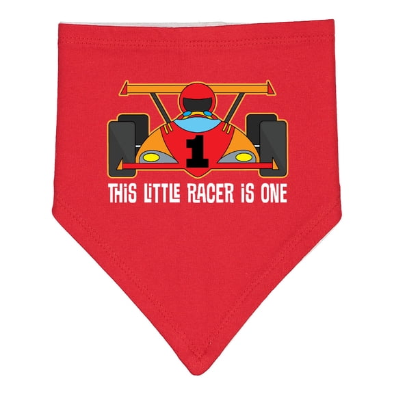Inktastic Racing Themed 1st Birthday Car Baby Bandana Bib