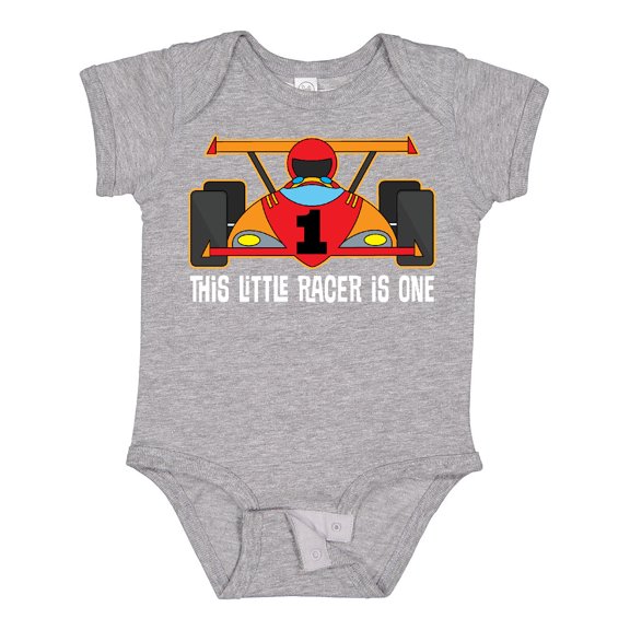 Inktastic Racing Themed 1st Birthday Car Boys Baby Bodysuit
