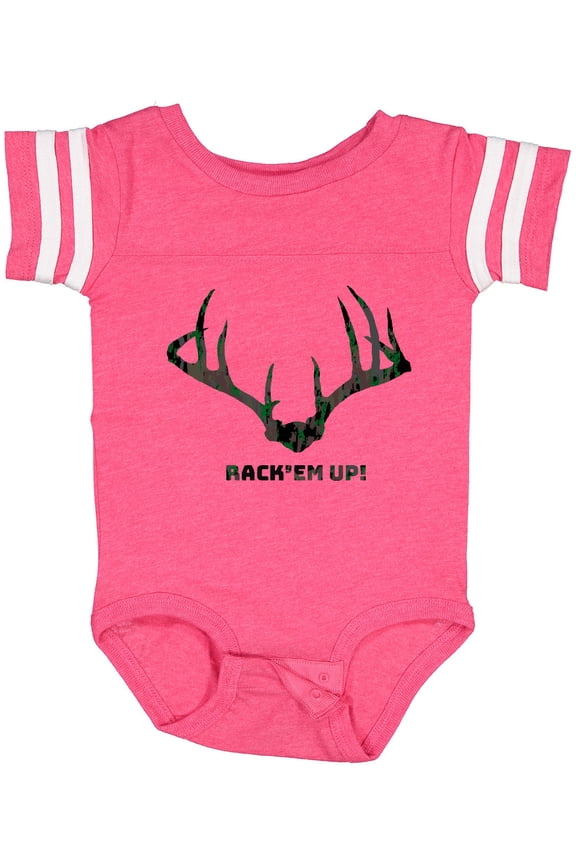 Rack 'em Up in Camo Boys or Girls Baby Bodysuit