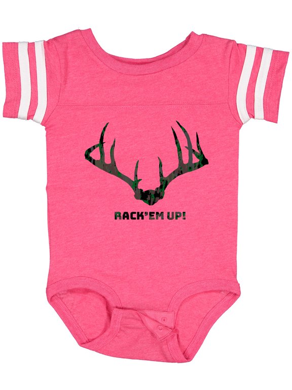 Rack 'em Up in Camo Boys or Girls Baby Bodysuit