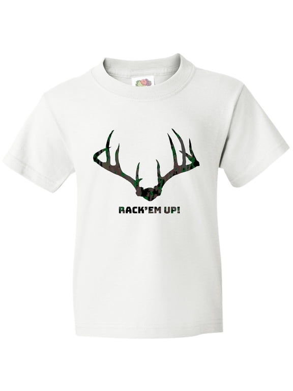 Rack 'Em Up in Camo Youth T-Shirt