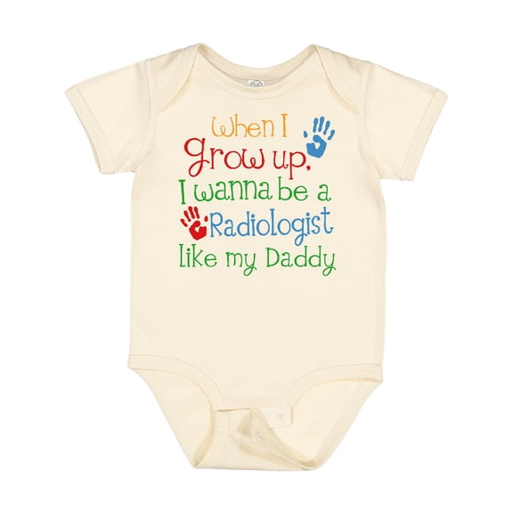 Inktastic Radiologist Like Daddy Boys or Girls Baby Bodysuit
