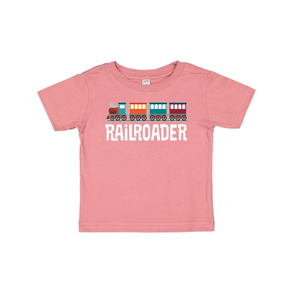 Inktastic Railroader Train Hobby Boys or Girls Baby T-Shirt