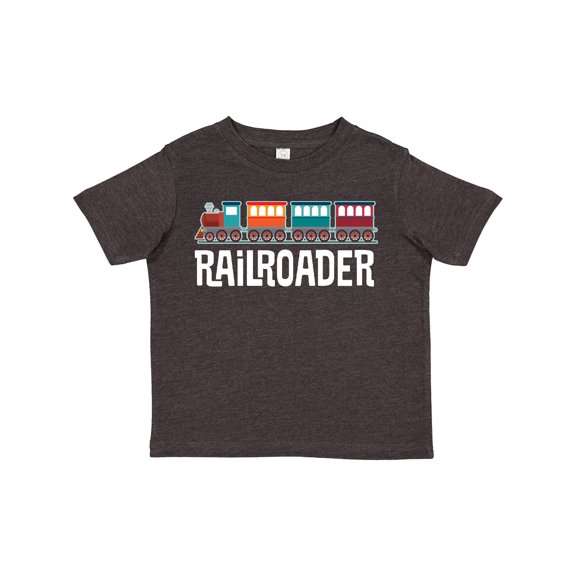 Inktastic Railroader Train Hobby Boys or Girls Toddler T-Shirt