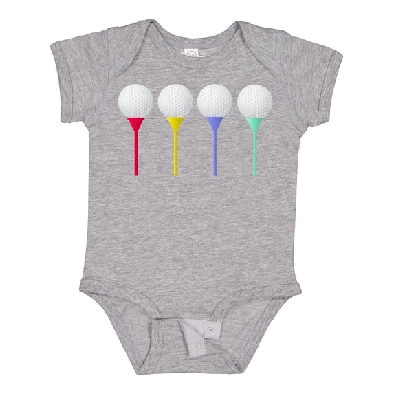 Inktastic Rainbow Golf Tees Boys or Girls Baby Bodysuit