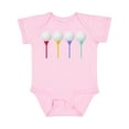 thumbnail image 1 of Inktastic Rainbow Golf Tees Boys or Girls Baby Bodysuit, 1 of 5