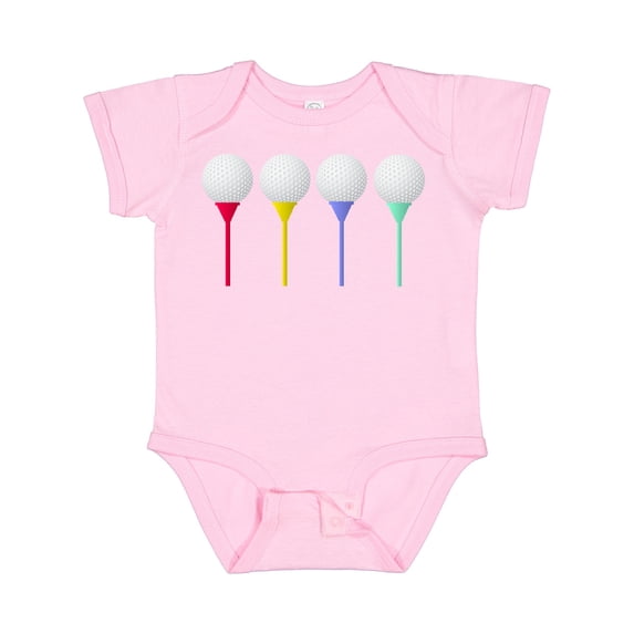 Inktastic Rainbow Golf Tees Boys or Girls Baby Bodysuit