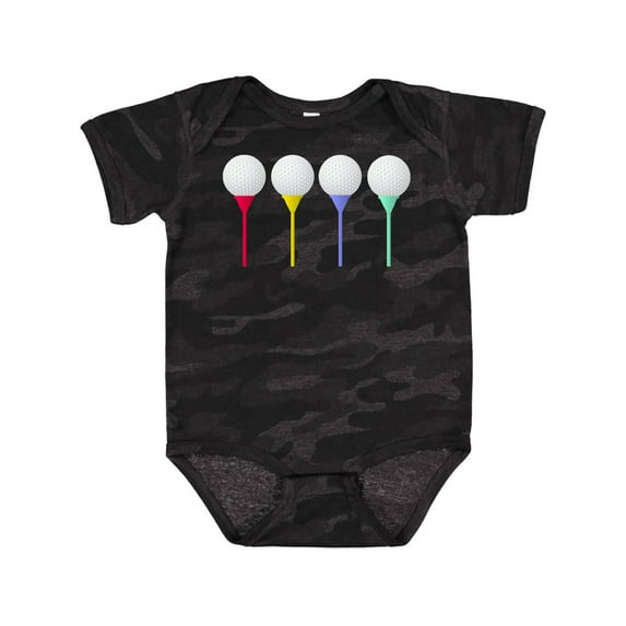 Inktastic Rainbow Golf Tees Boys or Girls Baby Bodysuit