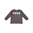 thumbnail image 1 of Inktastic Rainbow Golf Tees Boys or Girls Long Sleeve Toddler T-Shirt, 1 of 5