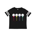 thumbnail image 1 of Inktastic Rainbow Golf Tees Boys or Girls Toddler T-Shirt, 1 of 5
